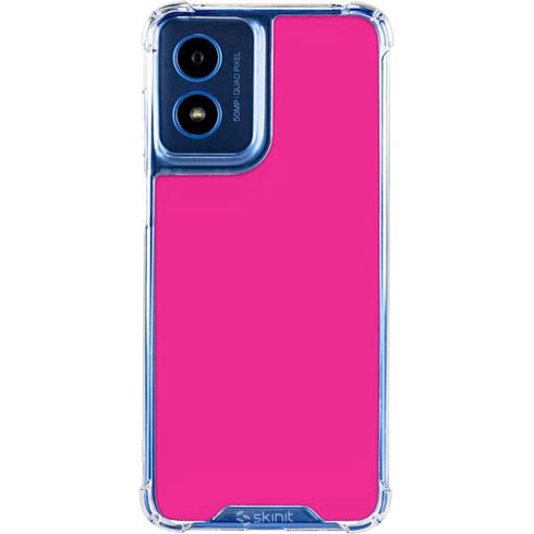 Magenta Moto G 5G (2024) Clear Case